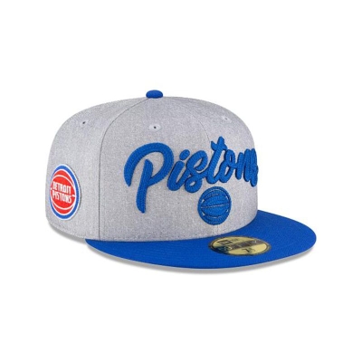 Detroit Pistons Gorra | New Era NBA Draft 59fifty Fitted Cap Mexico - Grises